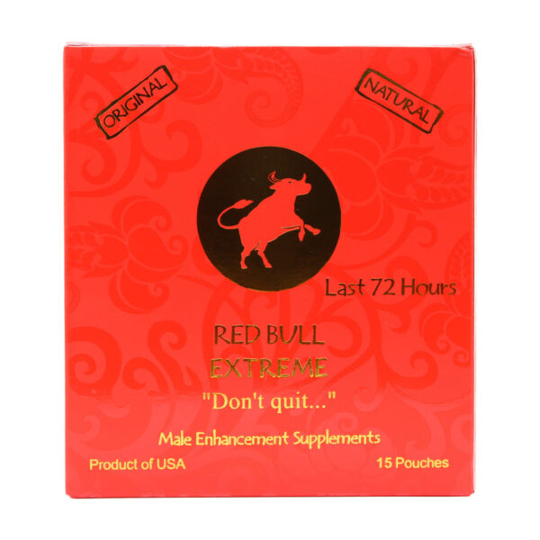 Red Bull Extreme Honey for Men – Herbal Vitality Support, 15 Sachets, Made in USA