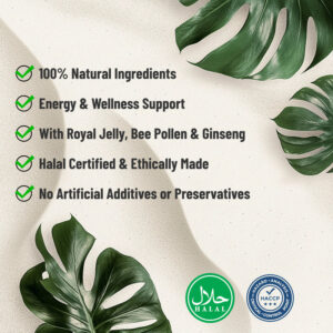 Original VIP Royal Herbal Premium Honey Blend Energy Power Source – 12ct Box